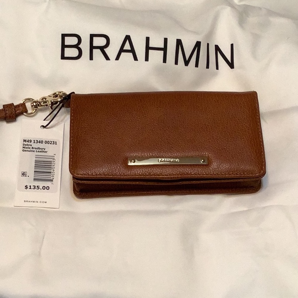 Brahmin Brown Debra Miele Bradbury wallet
